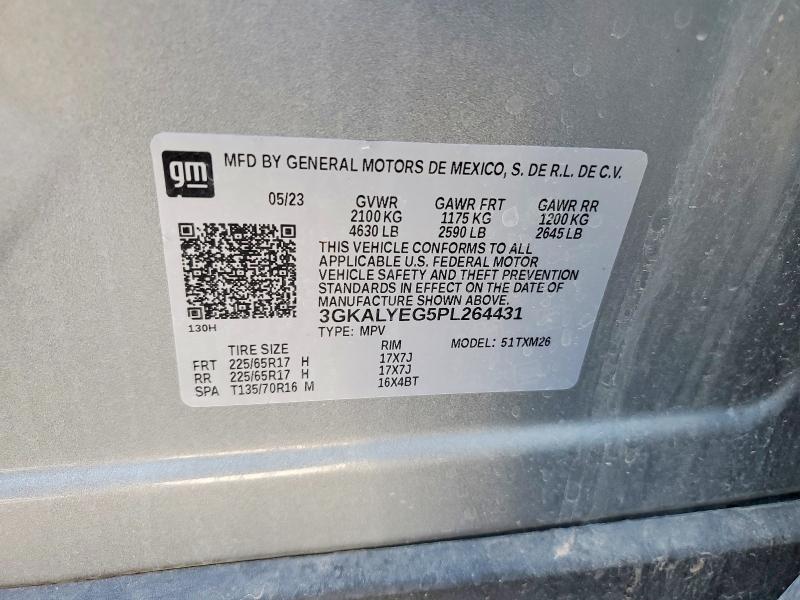54721646 :رقم المزاد ، 3GKALYEG5PL264431 vin ، 2023 Gmc Terrain مزاد بيع