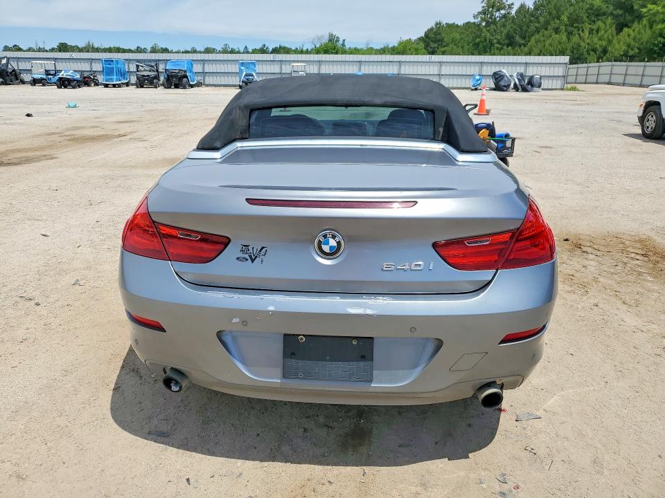 2013 Bmw 640 მანქანა იყიდება აუქციონზე, vin: WBALW7C54DDX58558, აუქციონის ნომერი: 53100296