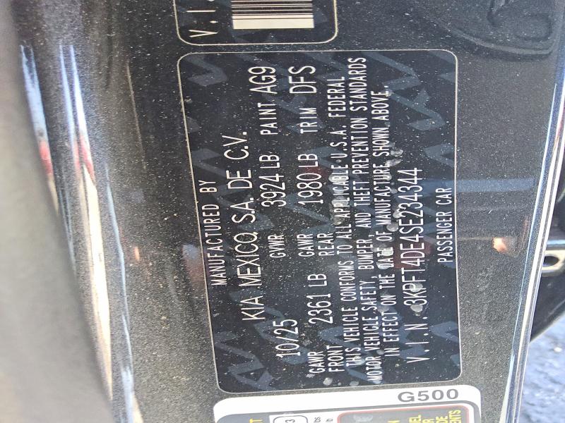 Продажа на аукционе авто 2025 Kia K4, vin: 3KPFT4DE4SE234344, номер лота: 52240346