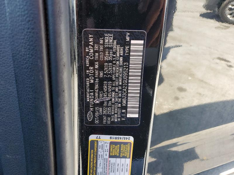 Продаж на аукціоні авто 2016 Hyundai Tucson, vin: KM8J3CA21GU095213, номер лоту: 53054416