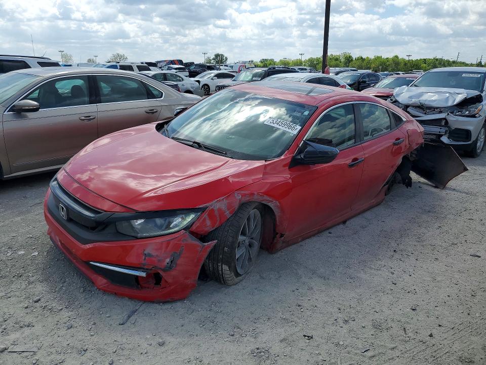 Auction sale of the 2019 Honda Civic, vin: JHMFC1F32KX010157, lot number: 53459966