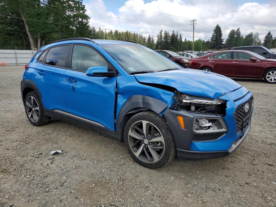 2019 Hyundai Kona მანქანა იყიდება აუქციონზე, vin: KM8K5CA56KU296803, აუქციონის ნომერი: 53758006