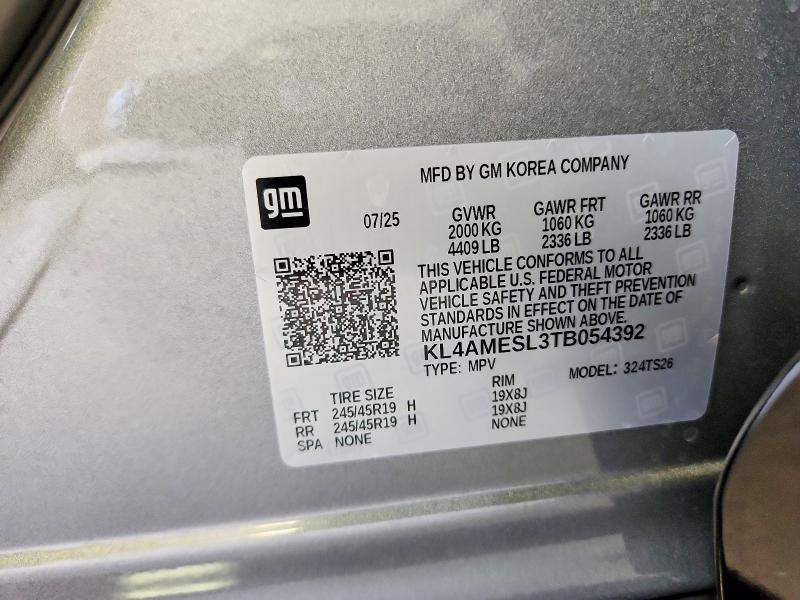 54786466 :رقم المزاد ، KL4AMESL3TB054392 vin ، 2026 Buick Encore Gx مزاد بيع