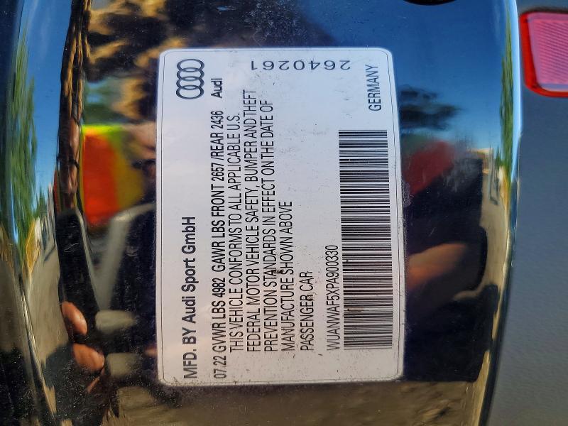 Aukcja sprzedaży 2023 Audi Rs5, vin: WUANWAF5XPA900330, numer aukcji: 55261426