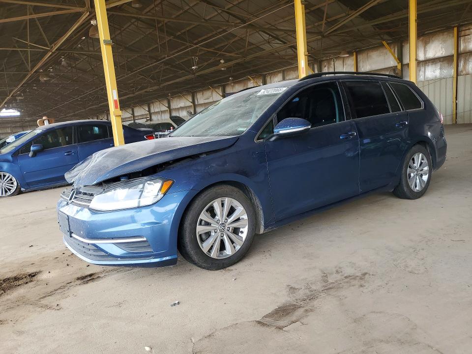2019 Volkswagen Golf Sportwagen მანქანა იყიდება აუქციონზე, vin: 3VW117AU6KM510006, აუქციონის ნომერი: 52422066