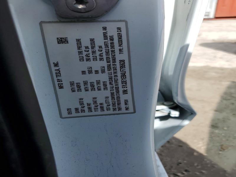 Aukcja sprzedaży 2020 Tesla Model 3, vin: 5YJ3E1EB4LF795638, numer aukcji: 54156746