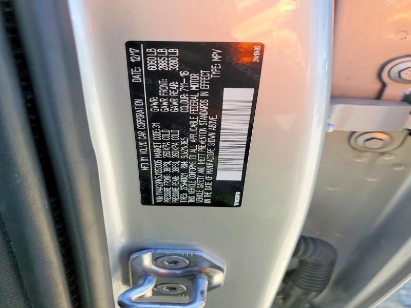 Aukcja sprzedaży 2018 Volvo Xc90, vin: YV4A22PK5J1353005, numer aukcji: 54558606