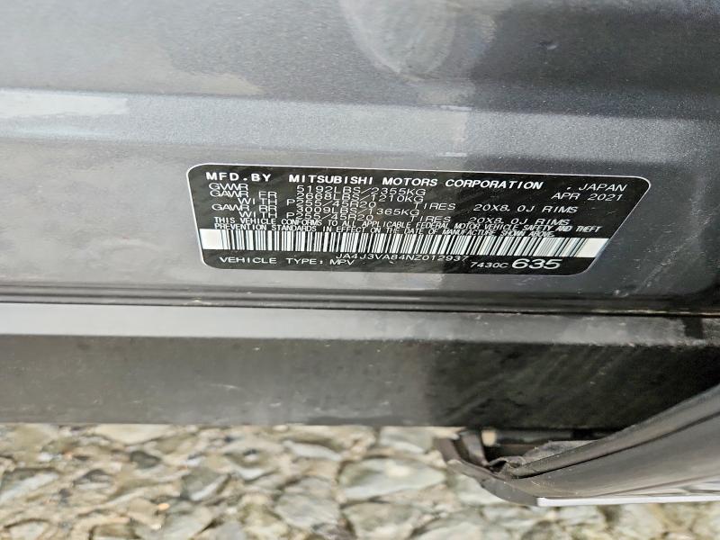 Продаж на аукціоні авто 2022 Mitsubishi Outlander, vin: JA4J3VA84NZ012937, номер лоту: 54176126