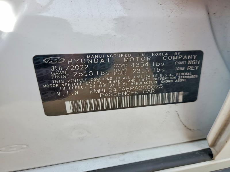 2023 Hyundai Sonata მანქანა იყიდება აუქციონზე, vin: KMHL24JA6PA250025, აუქციონის ნომერი: 51561026