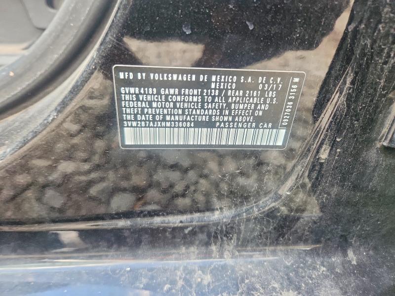 Продажа на аукционе авто 2017 Volkswagen Jetta, vin: 3VW2B7AJXHM336084, номер лота: 53508896