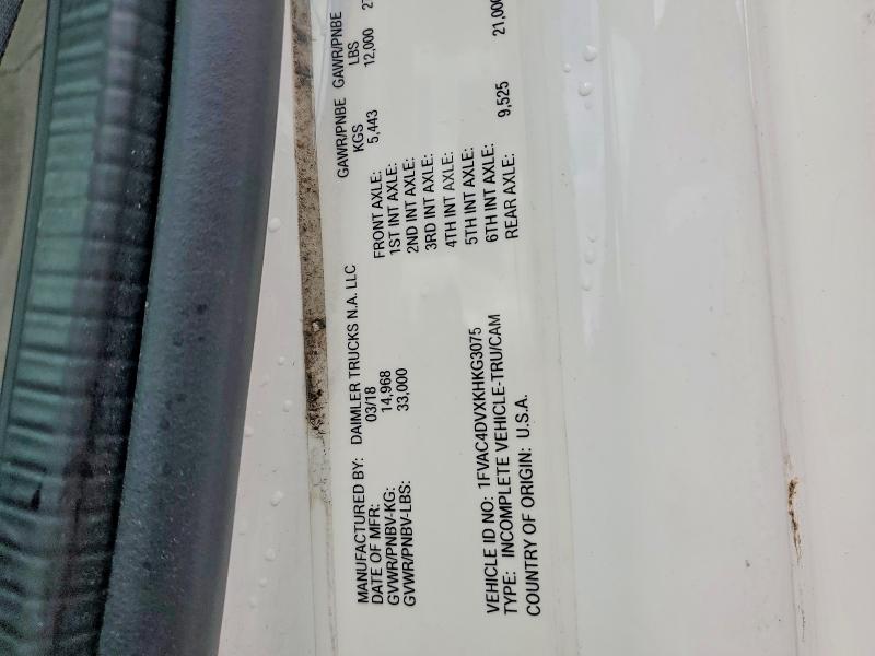 Продажа на аукционе авто 2019 Freightliner M2, vin: 1FVAC4DVXKHKG3075, номер лота: 57601336