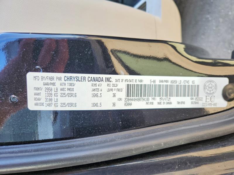 Продажа на аукционе авто 2008 Dodge Grand Caravan, vin: 2D8HN44H48R794189, номер лота: 50832746