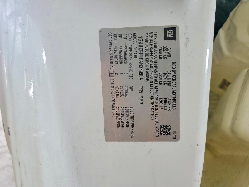 2010 Gmc Yukon მანქანა იყიდება აუქციონზე, vin: 1GKUCEEF0AR289904, აუქციონის ნომერი: 54466776