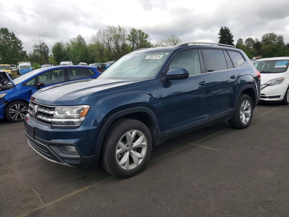 53827816 :رقم المزاد ، 1V2LR2CA0JC571232 vin ، 2018 Volkswagen Atlas مزاد بيع