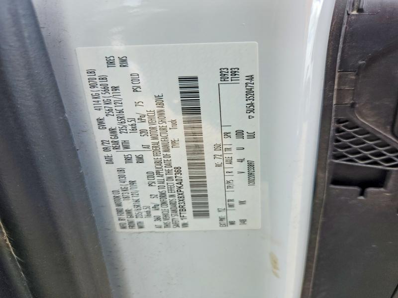 2023 Ford Transit მანქანა იყიდება აუქციონზე, vin: 1FTBR3X8XPKA07368, აუქციონის ნომერი: 53598066