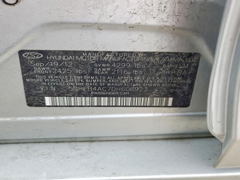 Aukcja sprzedaży 2013 Hyundai Sonata, vin: 5NPEB4AC7DH606923, numer aukcji: 52534786