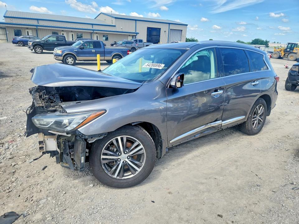 54280896 :رقم المزاد ، 5N1DL0MM8HC515582 vin ، 2017 Infiniti Qx60 مزاد بيع