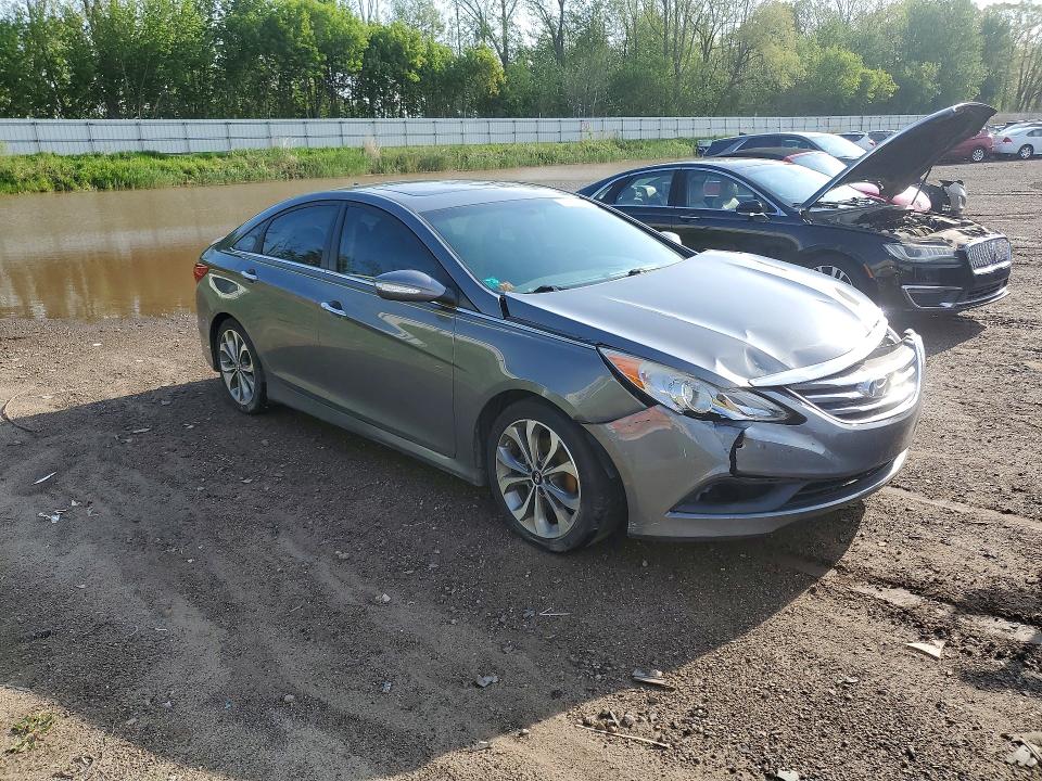 53925136 :رقم المزاد ، 5NPEC4AB6EH876229 vin ، 2014 Hyundai Sonata مزاد بيع