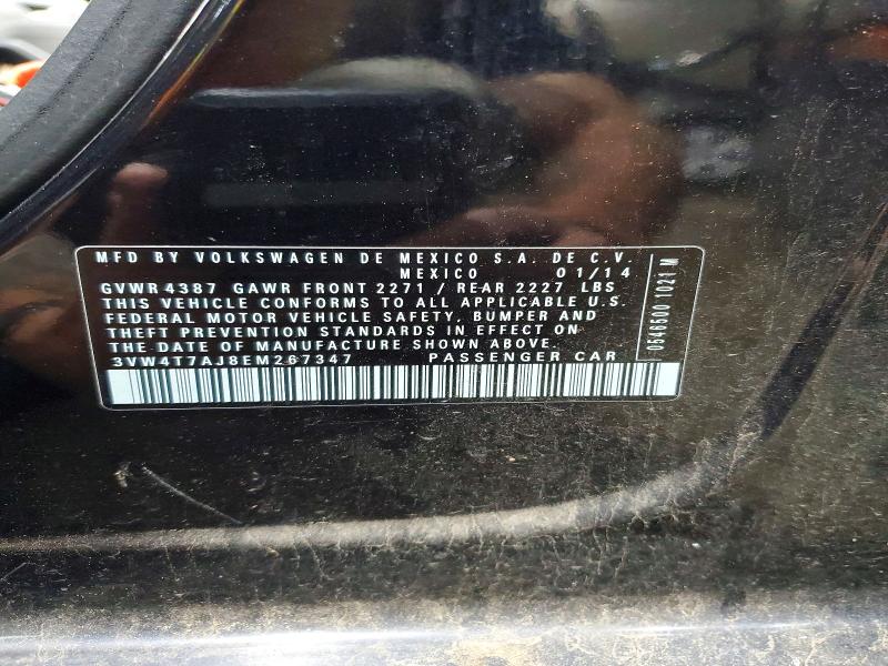 Aukcja sprzedaży 2014 Volkswagen Jetta, vin: 3VW4T7AJ8EM267347, numer aukcji: 53558706
