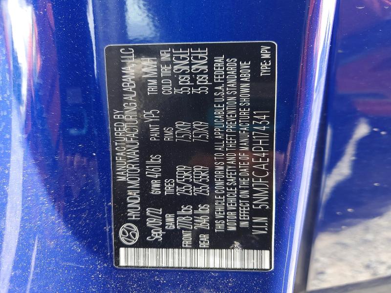 Aukcja sprzedaży 2023 Hyundai Tucson, vin: 5NMJFCAE4PH174341, numer aukcji: 52258956