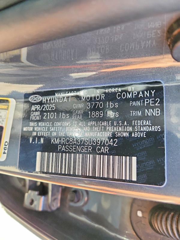 Продаж на аукціоні авто 2025 Hyundai Venue, vin: KMHRC8A37SU397042, номер лоту: 52525746