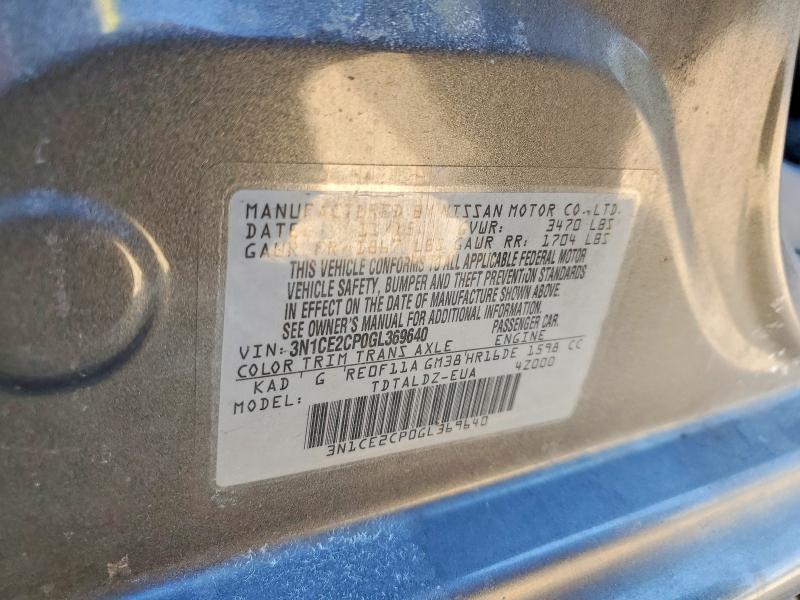 Продаж на аукціоні авто 2016 Nissan Versa Note, vin: 3N1CE2CP0GL369640, номер лоту: 52877966
