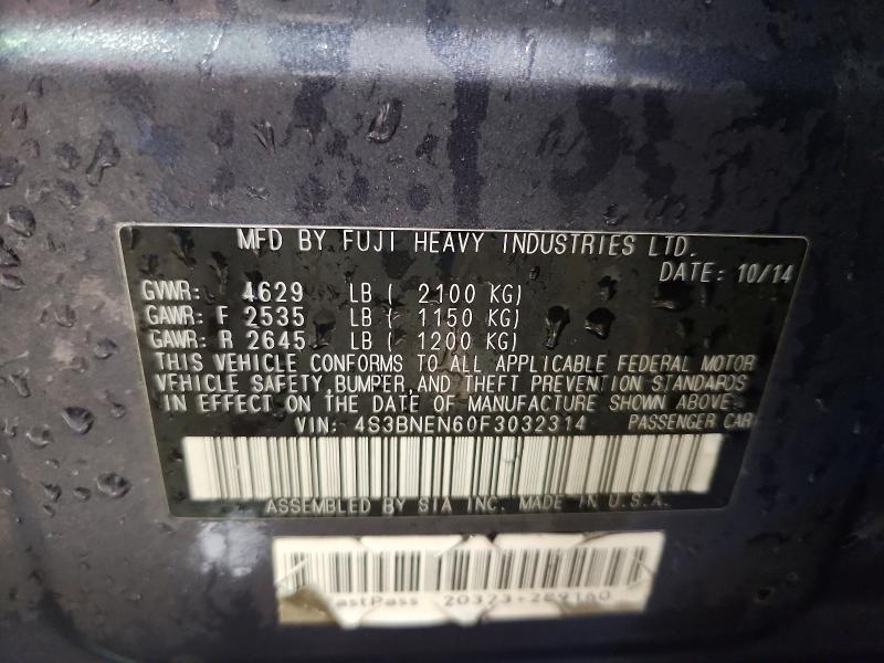 Продаж на аукціоні авто 2015 Subaru Legacy, vin: 4S3BNEN60F3032314, номер лоту: 52331176