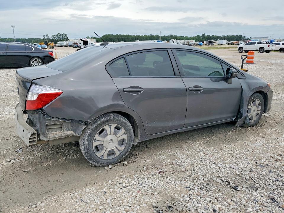 54283326 :رقم المزاد ، JHMFB4F3XCS009261 vin ، 2012 Honda Civic مزاد بيع