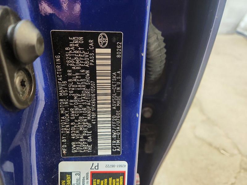 2016 Toyota Camry მანქანა იყიდება აუქციონზე, vin: 4T1BF1FK8GU610507, აუქციონის ნომერი: 55010086