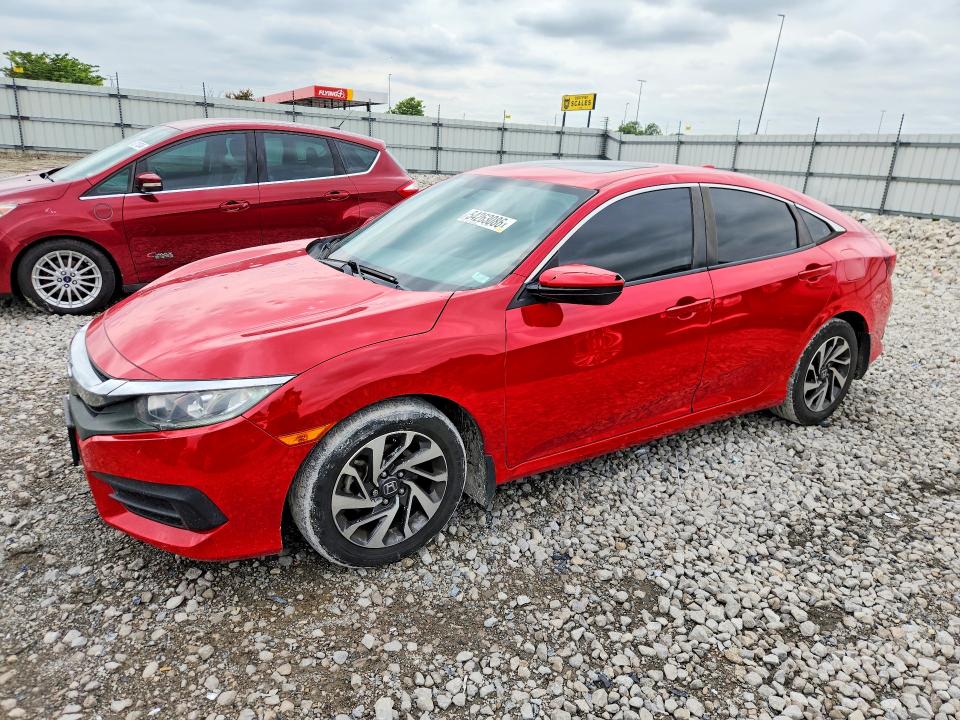 Auction sale of the 2018 Honda Civic, vin: 2HGFC2F76JH527654, lot number: 54263086