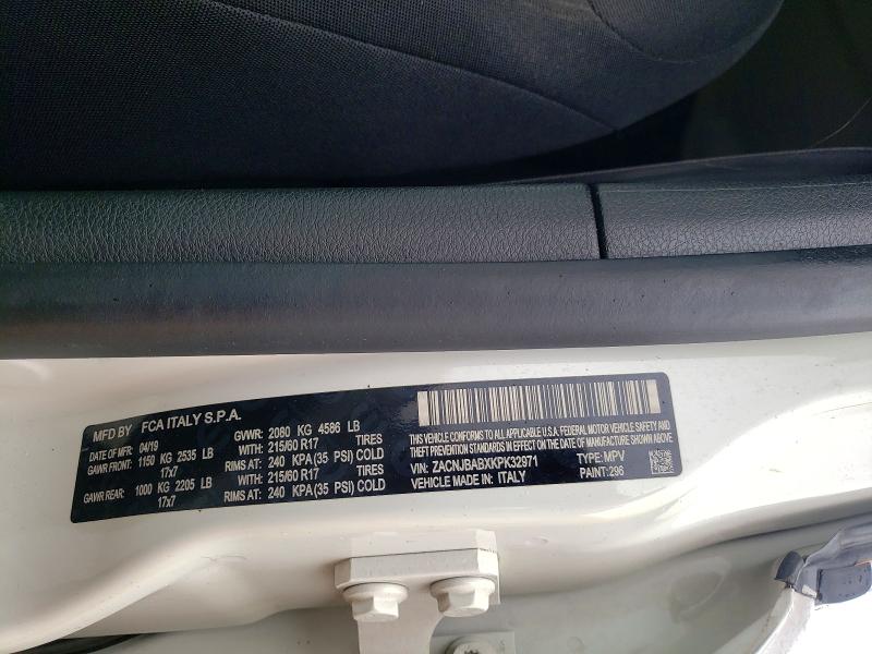 Aukcja sprzedaży 2019 Jeep Renegade, vin: ZACNJBABXKPK32971, numer aukcji: 52649276