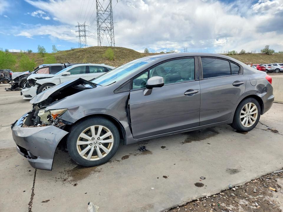 53606776 :رقم المزاد ، 2HGFB2F85CH302723 vin ، 2012 Honda Civic مزاد بيع