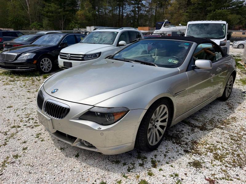53545936 :رقم المزاد ، WBAEK73425B325393 vin ، 2005 Bmw 645 مزاد بيع