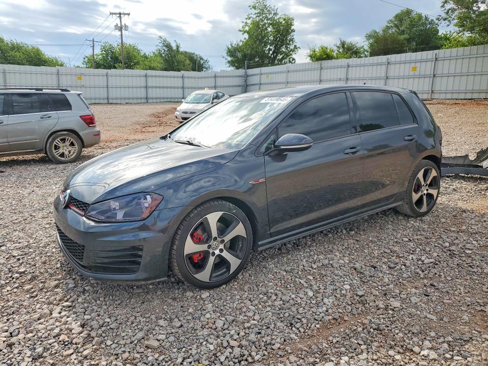 51414646 :رقم المزاد ، 3VW4T7AU6HM014333 vin ، 2017 Volkswagen Gti مزاد بيع