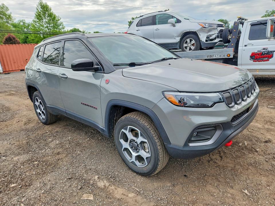 Продаж на аукціоні авто 2022 Jeep Compass, vin: 3C4NJDDB0NT203440, номер лоту: 55054626