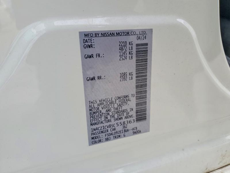 Aukcja sprzedaży 2025 Nissan Leaf, vin: 1N4CZ1CV8SC558363, numer aukcji: 52731356