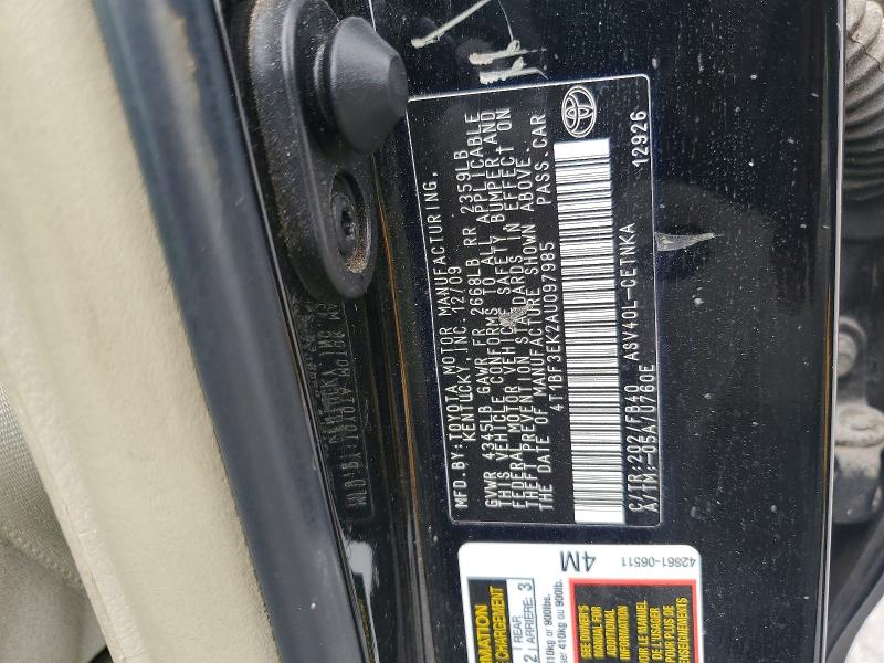 54879226 :رقم المزاد ، 4T1BF3EK2AU097985 vin ، 2010 Toyota Camry مزاد بيع