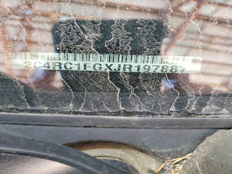 2018 Chrysler Pacifica მანქანა იყიდება აუქციონზე, vin: 2C4RC1FGXJR197887, აუქციონის ნომერი: 53632786