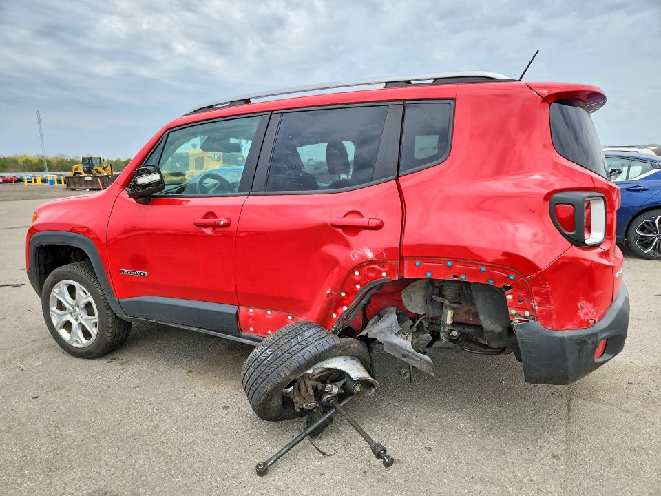 Auction sale of the 2016 Jeep Renegade, vin: ZACCJBDT4GPD34983, lot number: 52692266