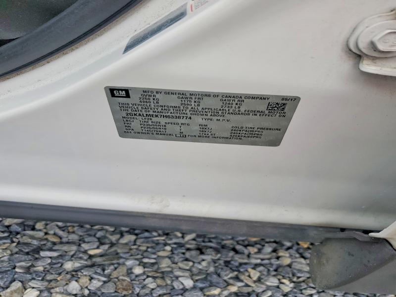 Продажа на аукционе авто 2017 Gmc Terrain, vin: 2GKALMEK7H6338774, номер лота: 54211896