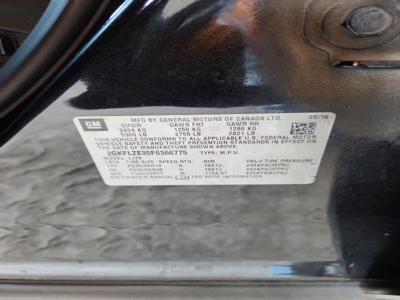 Продаж на аукціоні авто 2015 Gmc Terrain, vin: 2GKFLZE35F6366775, номер лоту: 54087396