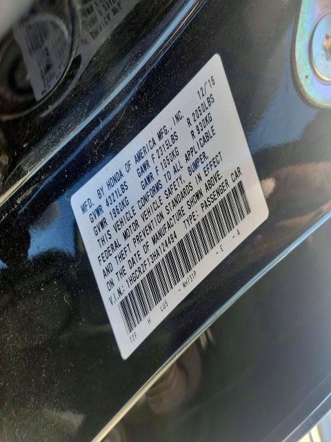 Aukcja sprzedaży 2017 Honda Accord, vin: 1HGCR2F13HA124494, numer aukcji: 52024626