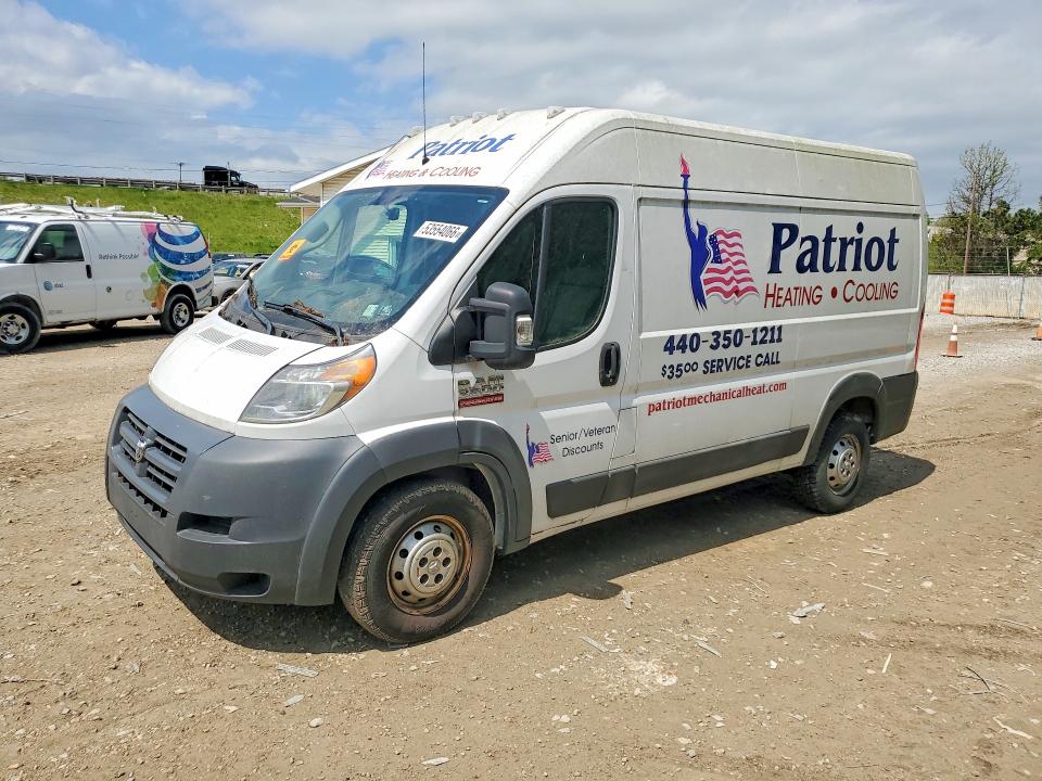53554066 :رقم المزاد ، 3C6TRVCG4HE546819 vin ، 2017 Ram Promaster 2500 مزاد بيع