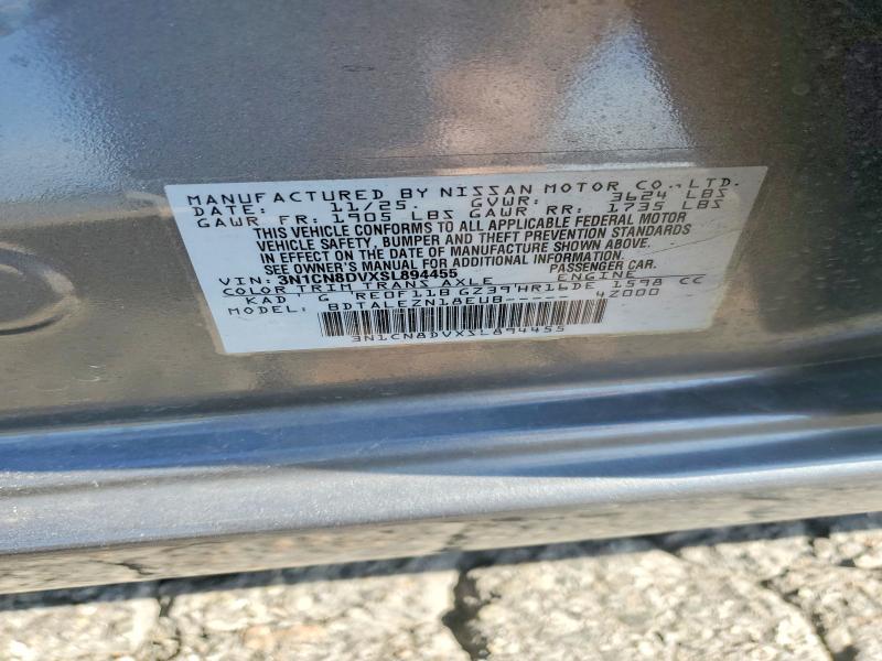 Aukcja sprzedaży 2025 Nissan Versa, vin: 3N1CN8DVXSL894455, numer aukcji: 55014916