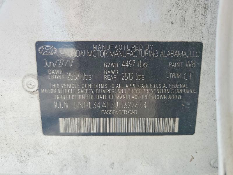 Продажа на аукционе авто 2018 Hyundai Sonata, vin: 5NPE34AF5JH622654, номер лота: 53137146