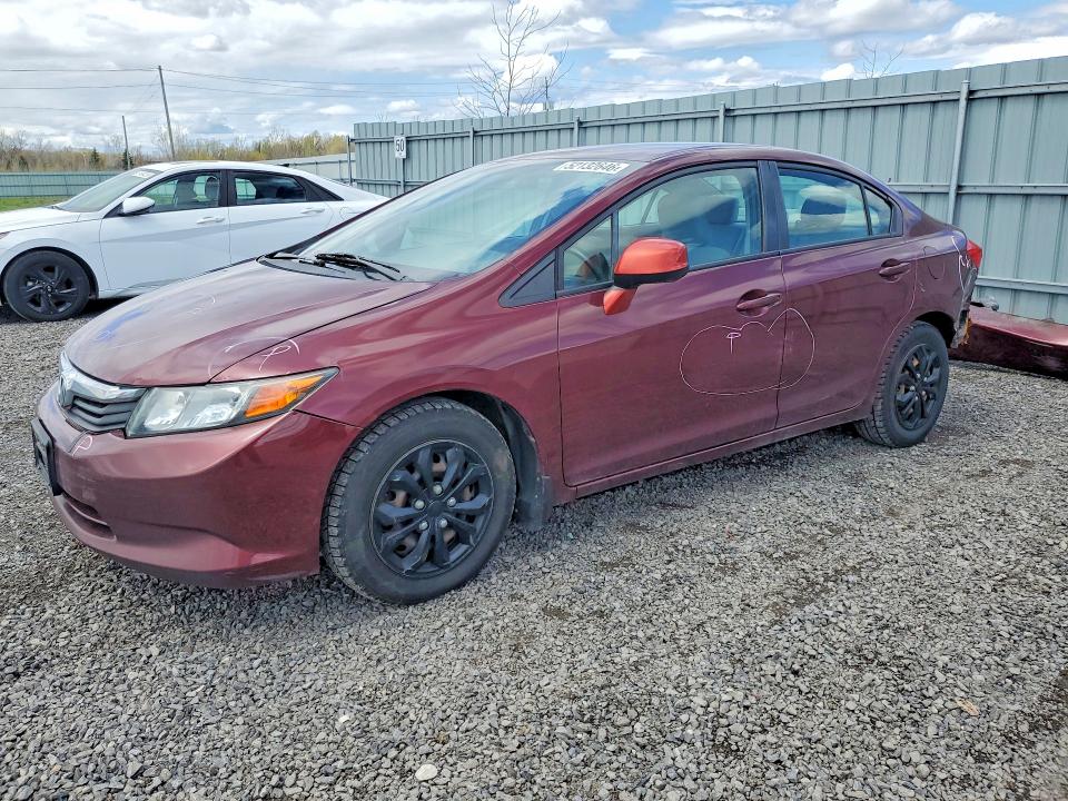 Продажа на аукционе авто 2012 Honda Civic Lx 4dr, vin: 2HGFB2F40CH018784, номер лота: 52132646