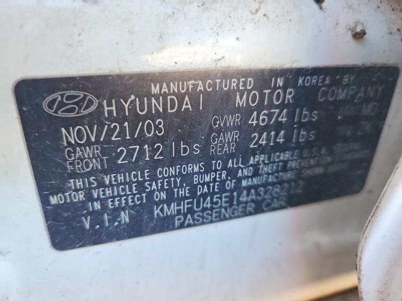 Продажа на аукционе авто 2004 Hyundai Xg, vin: KMHFU45E14A328212, номер лота: 53083716