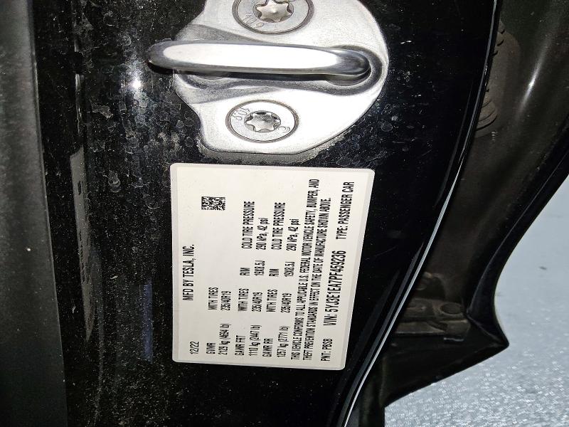 Продаж на аукціоні авто 2023 Tesla Model 3, vin: 5YJ3E1EA7PF459236, номер лоту: 52102506