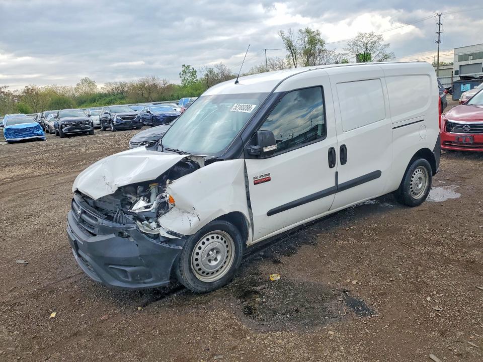 52165286 :رقم المزاد ، ZFBERFAB0J6L64497 vin ، 2018 Ram Pro Master مزاد بيع