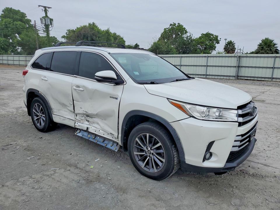 53111236 :رقم المزاد ، 5TDJGRFH4JS051842 vin ، 2018 Toyota Highlander Hybrid مزاد بيع